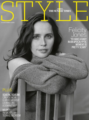 Felicity Jones by Ben Weller for The Sunday Times Style // Dec 2020