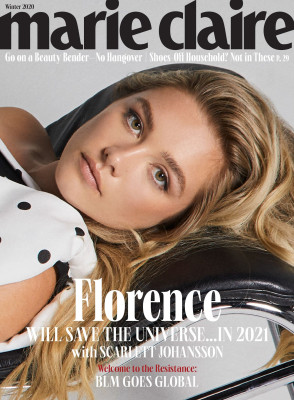Florence Pugh by Quentin Jones for Marie Claire // Winter 2020
