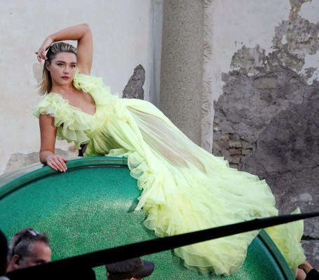 Florence Pugh - Valentino Campaign (Rome 03/25/2023)