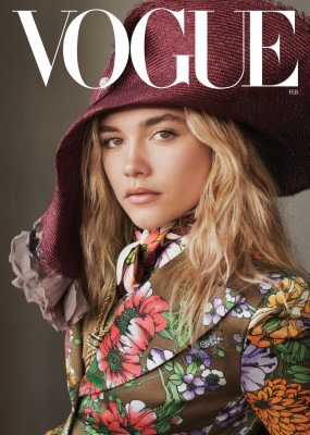FLORENCE PUGH for Vogue Magazine, February 2020