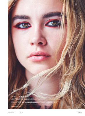 FLORENCE PUGH in Glamour Magazine, UK Autumn/Winter 2019