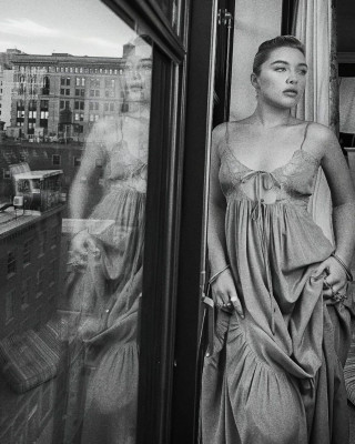 Florence Pugh – We Live in Time NYC Press Photoshoot September 2024