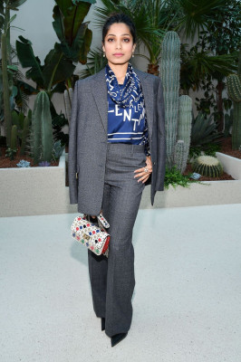 Freida Pinto – Valentino Fashion Show in Paris 09/30/2018