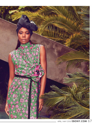 Gabrielle Union in Ebony Magazine, May/June 2018