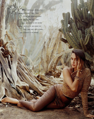 Gail Elliot for Harper&#039;s Bazaar May 1991
