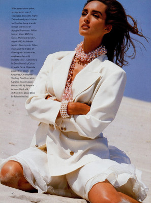 Gail Elliot for Harper&#039;s Bazaar July 1991