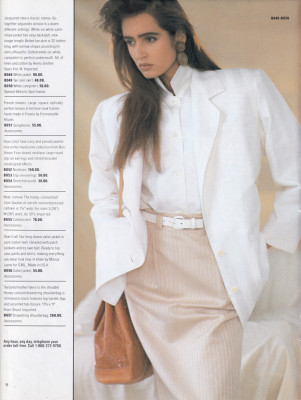 Gail Elliot for Garfinkel&#039;s spring 1987