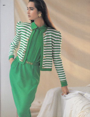 Gail Elliot for Garfinkel&#039;s spring 1987