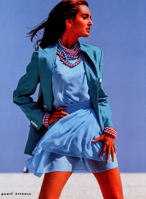 Gail Elliot for Harper&#039;s Bazaar July 1991