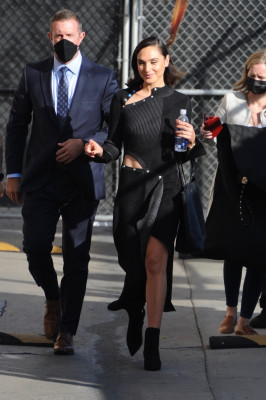 Gal Gadot - Arriving at Jimmy Kimmel Live! in Hollywood 11/03/2021