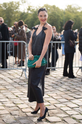 Gal Gadot at Loewe Show at Paris Fashion Week