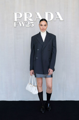 Gal Gadot at Prada FW2025 Fashion Show  