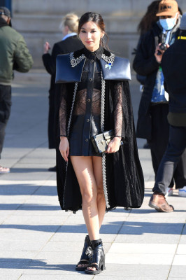 Gemma Chan- Louis Vuitton Show at Paris Fashion Week