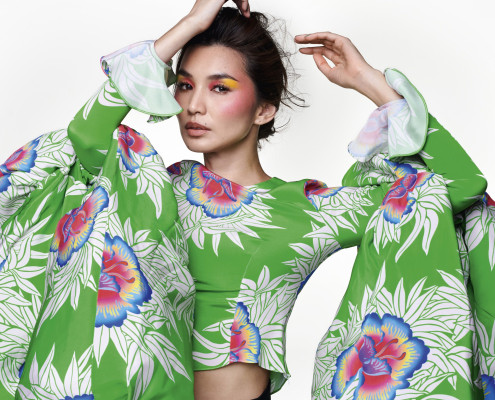 Gemma Chan by Marcin Kempski for Elle UK // 2021