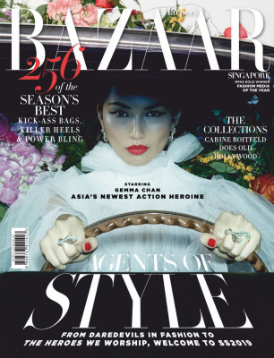 Gemma Chan – Harper’s Bazaar Magazine Singapore March 2019 