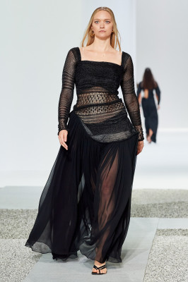 Gemma Ward -  Christopher Esber Resort 2022 Fashion Show in Australia
