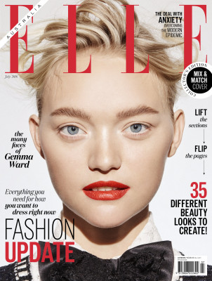Gemma Ward - photoshoot for ELLE AUSTRALIA, by Georges Antoni