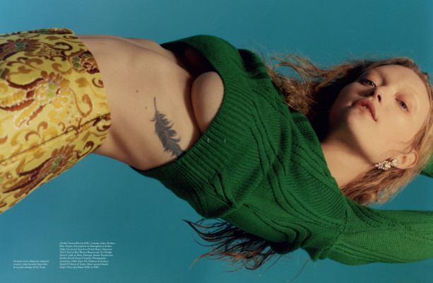 Gemma Ward - photoshoot for POP MAGAZINE, by Harley Weir
