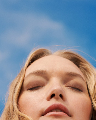 Gemma Ward - Glossier ‘Skywash’ Ad Campaign