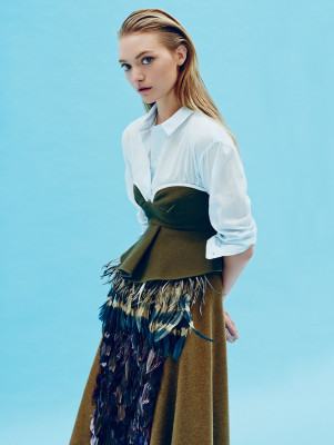 Gemma Ward - photoshoot for SUNDAY STYLE MAGAZINE, by Beau Grealy
