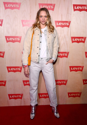 Gemma Ward - Levi&#039;s Times Square Store Opening in New York City.