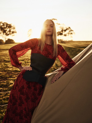 Gemma Ward – Harper&#039;s Bazaar Australia 2018