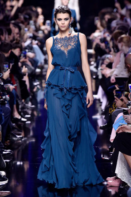 Georgia Fowler – Elie Saab Runway Show at 2017 PFW in Paris