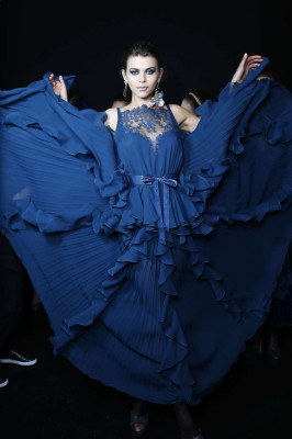 Georgia Fowler – Elie Saab Runway Show at 2017 PFW in Paris
