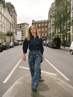 Georgia May Jagger ~ 7 For All Mankind F/W 2023 Campaign by Sonia Szóstak
