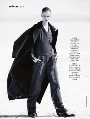 Giedre Dukauskaite ~ Madame Figaro August 2013 by Thiemo Sander