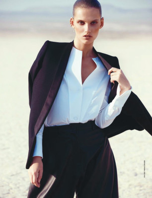 Giedre Dukauskaite ~ Madame Figaro August 2013 by Thiemo Sander