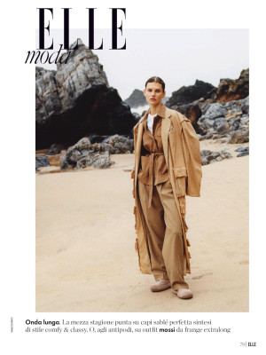 Giedre Dukauskaite ~ Elle Italia 8 Marzo 2023 by Danilo Scarpati