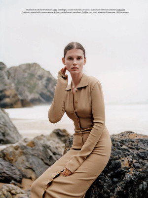 Giedre Dukauskaite for Elle Italia Marzo 2023 by Danilo Scarpati