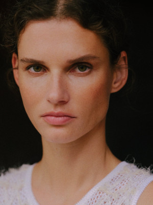 Giedre Dukauskaite ~ Harper&#039;s Bazaar Greece December 2023 by Constantin Slotty