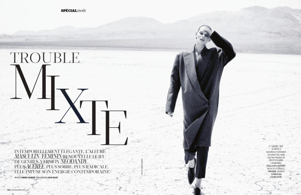 Giedre Dukauskaite ~ Madame Figaro August 2013 by Thiemo Sander