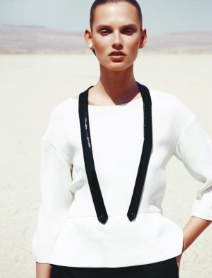 Giedre Dukauskaite ~ Madame Figaro August 2013 by Thiemo Sander