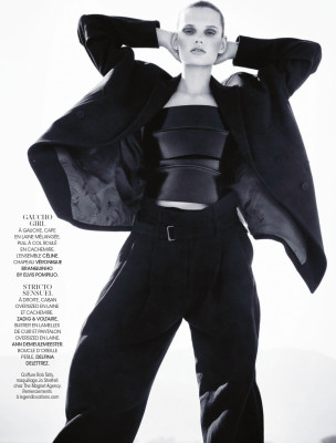 Giedre Dukauskaite ~ Madame Figaro August 2013 by Thiemo Sander
