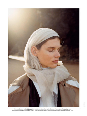 Giedre Dukauskaite for Elle Italia Marzo 2023 by Danilo Scarpati