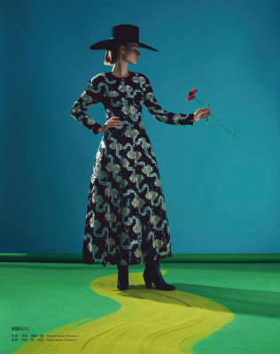 Giedre Dukauskaite ~ Harper&#039;s Bazaar Taïwan Janvier 2023 by Sofia Sanchez