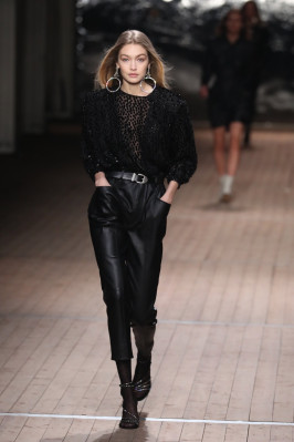 Gigi Hadid -  Isabel Marant Runway Paris Fashion Week 03/01/2018