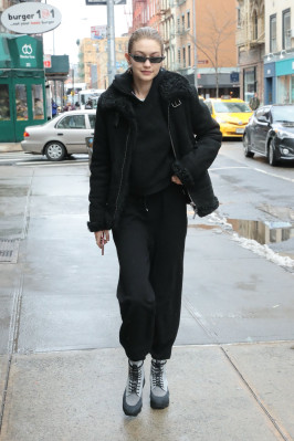 Gigi Hadid in New York 03/08/2018