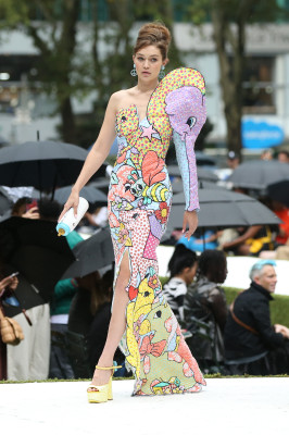 Gigi Hadid - Moshino SS 2022 Show at NYFW 09/09/2021