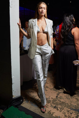 Gigi Hadid - Brandon Maxwell SS 2022 Show at NYFW 09/10/2021