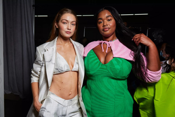 Gigi Hadid - Brandon Maxwell SS 2022 Show at NYFW 09/10/2021