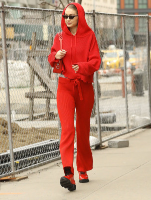 Gigi Hadid out in NYC 02/17/2018
