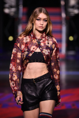 GIGI HADID at Tommynow Fall 2017 Fashion Show at London Fashion Week 09/19/2017