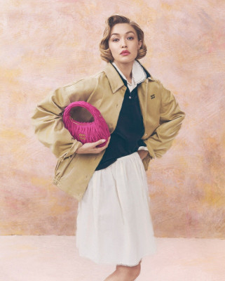 Gigi Hadid ~ Miu Miu Handbags 2025 by Steven Meisel