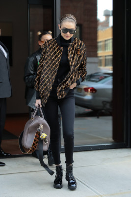 Gigi Hadid leaving her apartment in NYC 02/20/2018