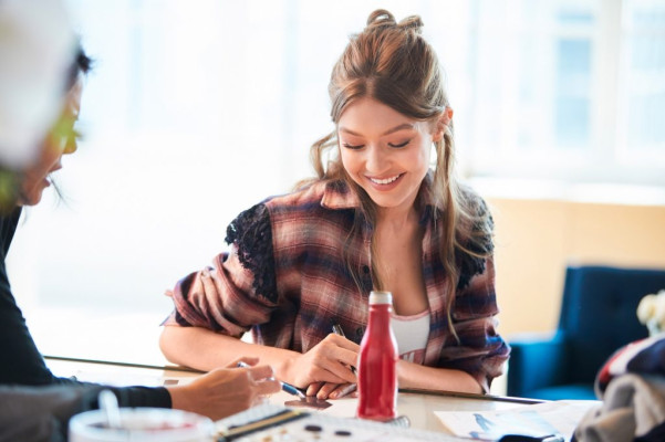 Gigi Hadid Creating a collection of TOMMYxGIGI, spring-summer 2018