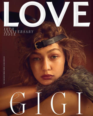 Gigi Hadid for Love Magazine by Mikael Jansson (2018)